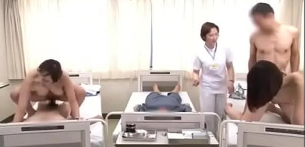  japanese nurses taking care of patients